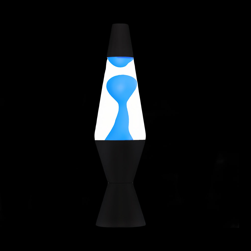 Neon Blue Lava Lamp